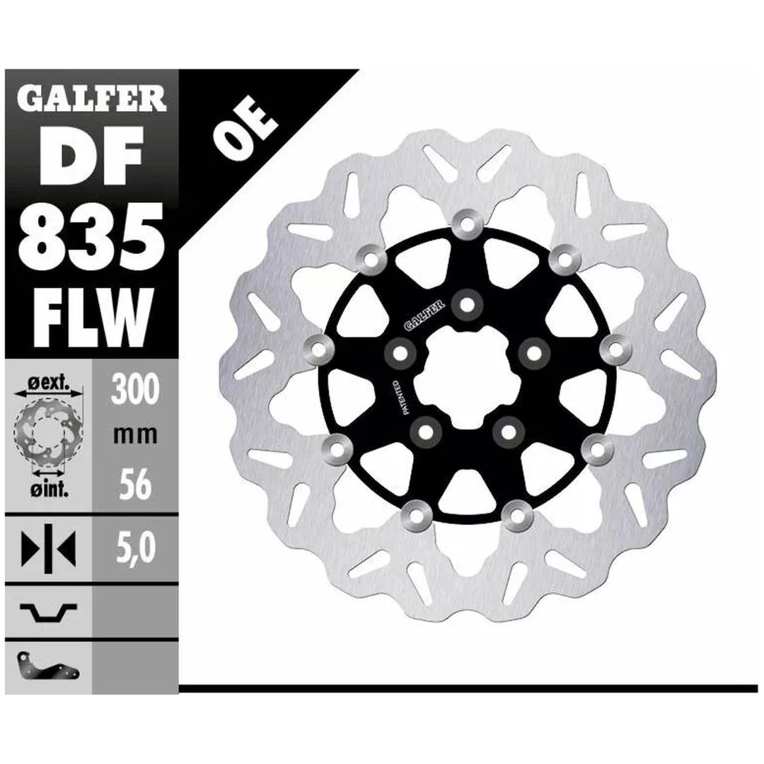 Bromsskiva Wave Semi-flytande GALFER Bromsskiva – bild 2