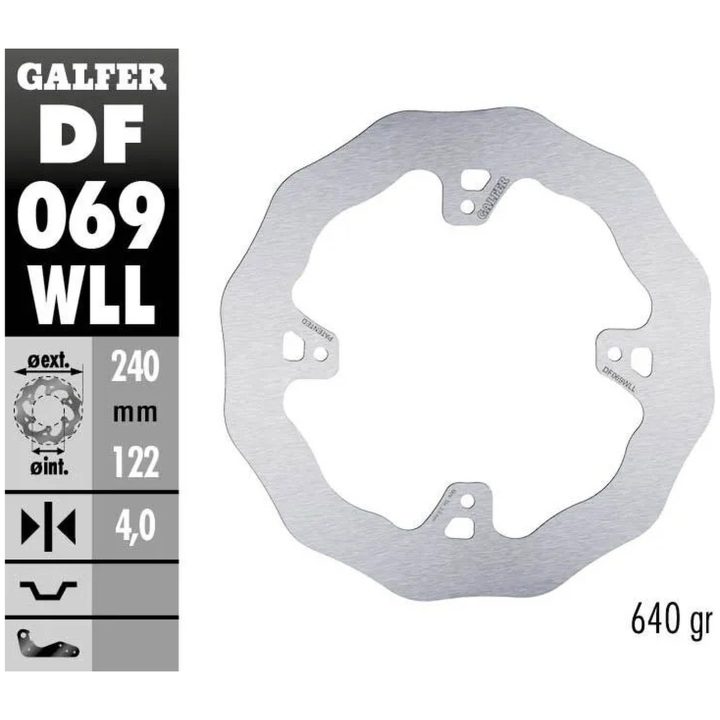 Bromsskiva Wave Silver GALFER Bromsskiva – bild 2