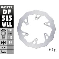Bromsskiva Wave Silver GALFER