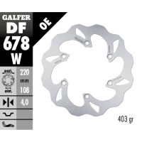 Bromsskiva Wave Silver GALFER
