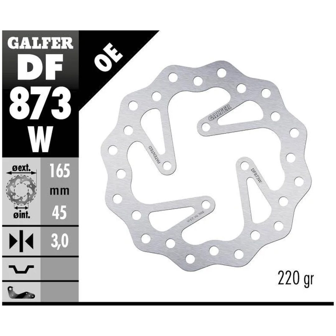 Bromsskiva Wave Silver GALFER Bromsskiva – bild 2