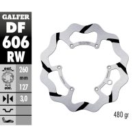 Bromsskiva Wave® Svart/Silver GALFER