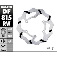 Bromsskiva Wave® Svart/Silver GALFER