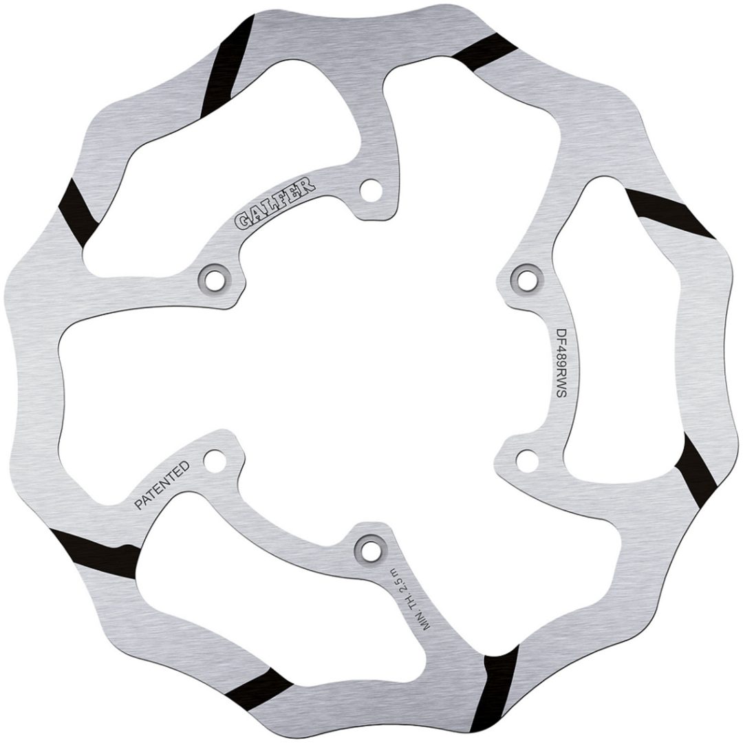 Bromsskiva Wave® Svart/Silver GALFER Bromsskiva