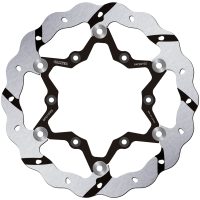 Bromsskiva Wave® Svart/Silver GALFER