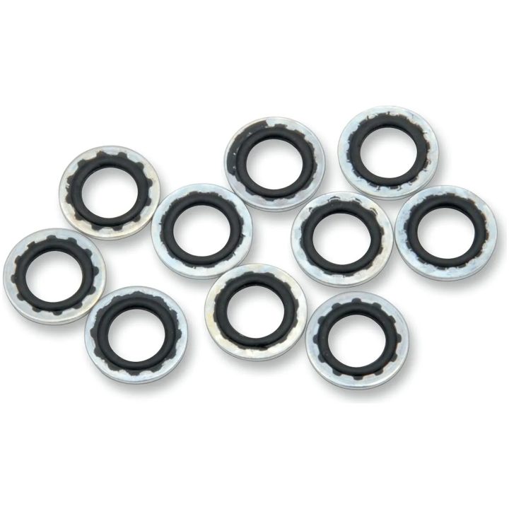 Bromsskivebrickor Silver DRAG SPECIALTIES 10 mm (3/8") – bild 3