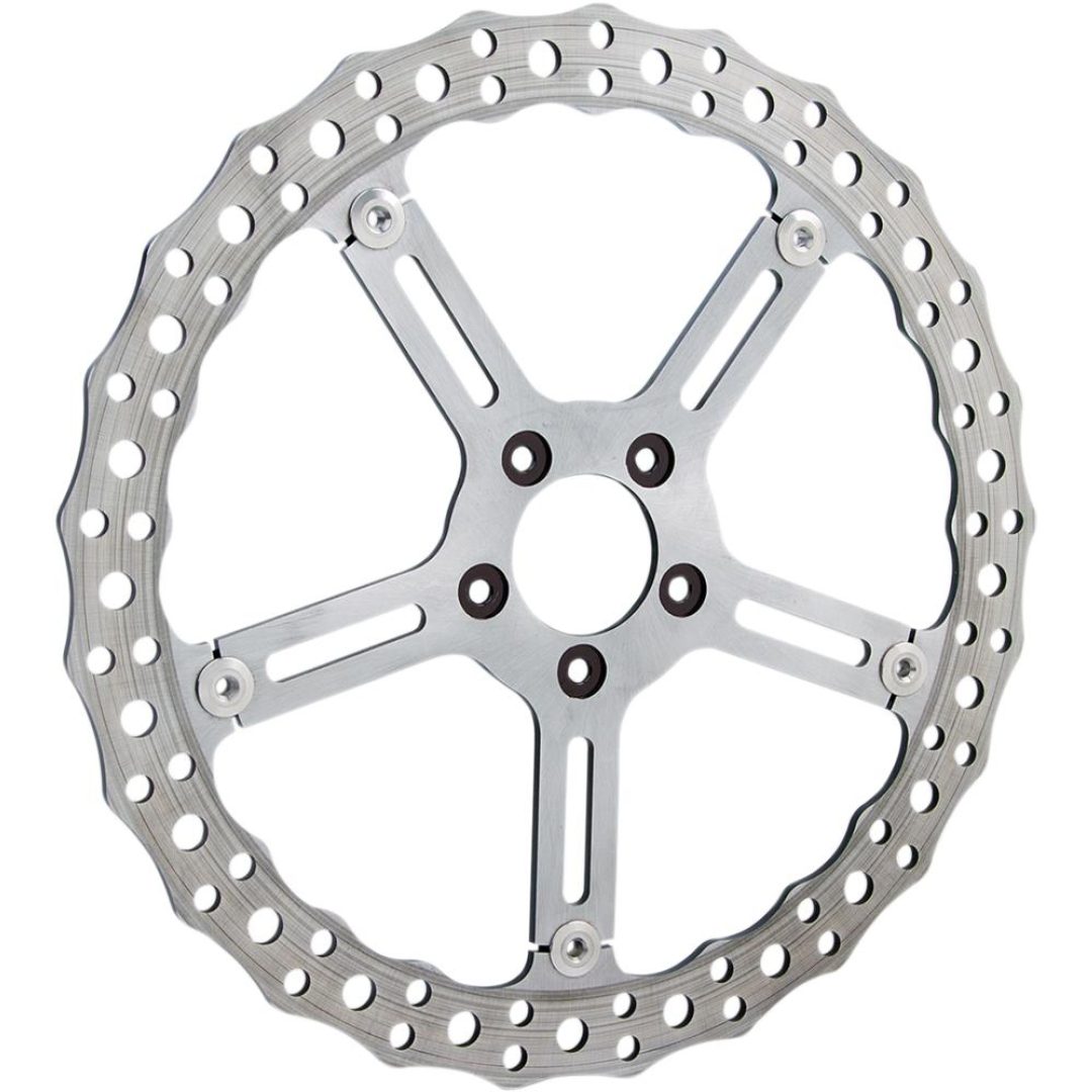 Bromsskivekit Big Brake Jagged Svart Silver ARLEN NESS Bromsskivsats