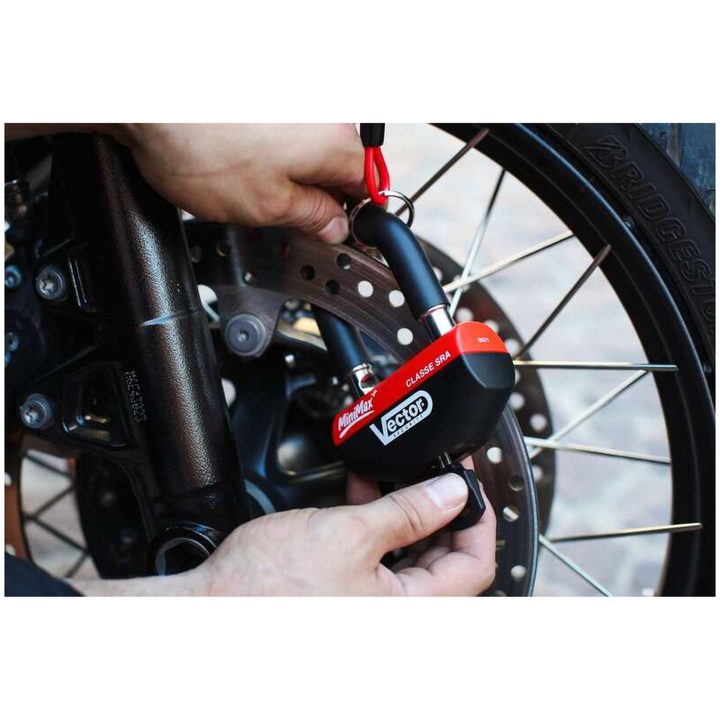 Bromsskivelås MiniMax+ SRA Röd VECTOR ⌀16mm / 47 x 40mm – bild 6