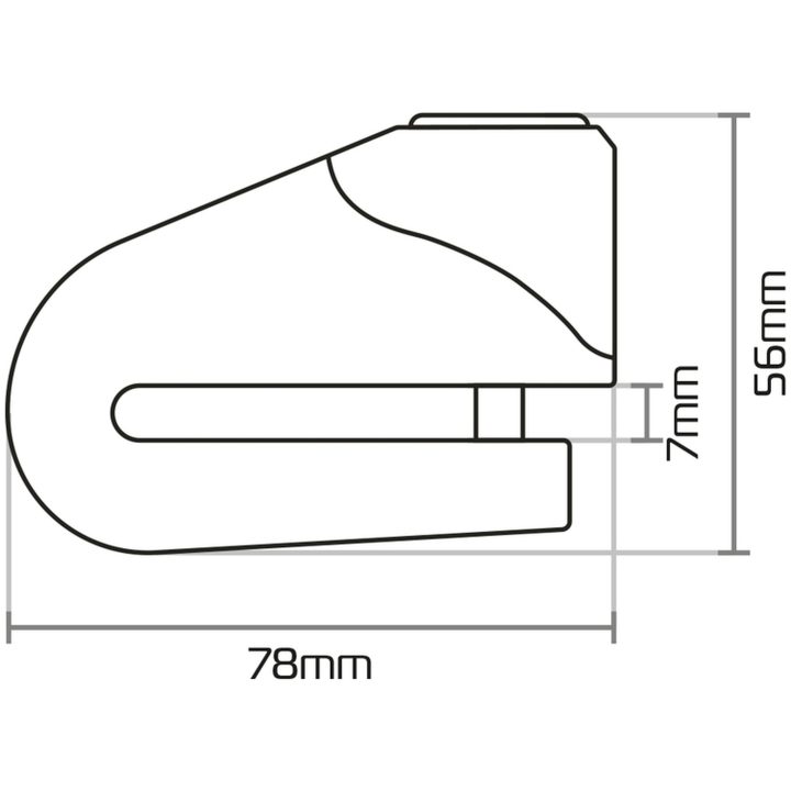 Bromsskivelås XA6 LK270 OXFORD – bild 5