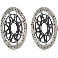 Bromsskivkit T-DRIVE UPGRADE LINE Rostfritt Stål Borrad Fullt Flytande BREMBO