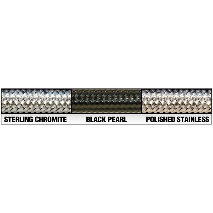 Bromsslang E-Z Align Rostfritt Stål Silver MAGNUM SHIELDING 96,5 cm (38") Fram – bild 3