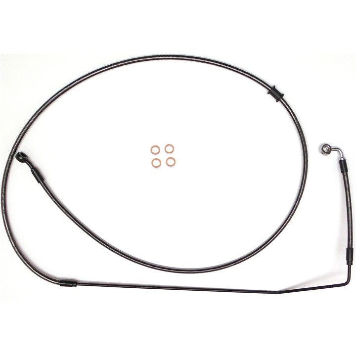Bromsslang Flätad Fram Krom/sterling Chromite Ii MAGNUM SHIELDING – bild 2