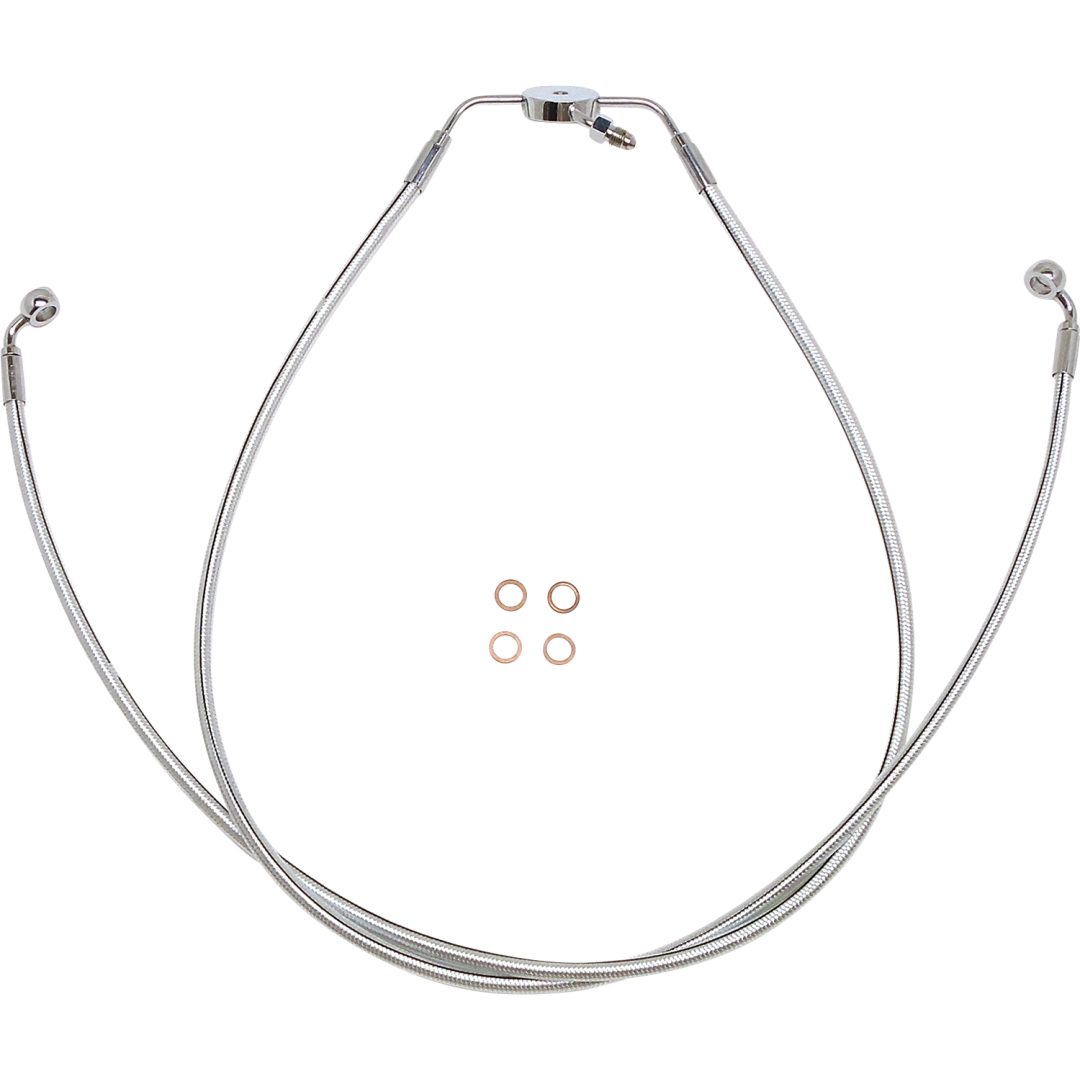 Bromsslang Non-abs Dual Disc Lower Sterling Chromite Ii MAGNUM SHIELDING