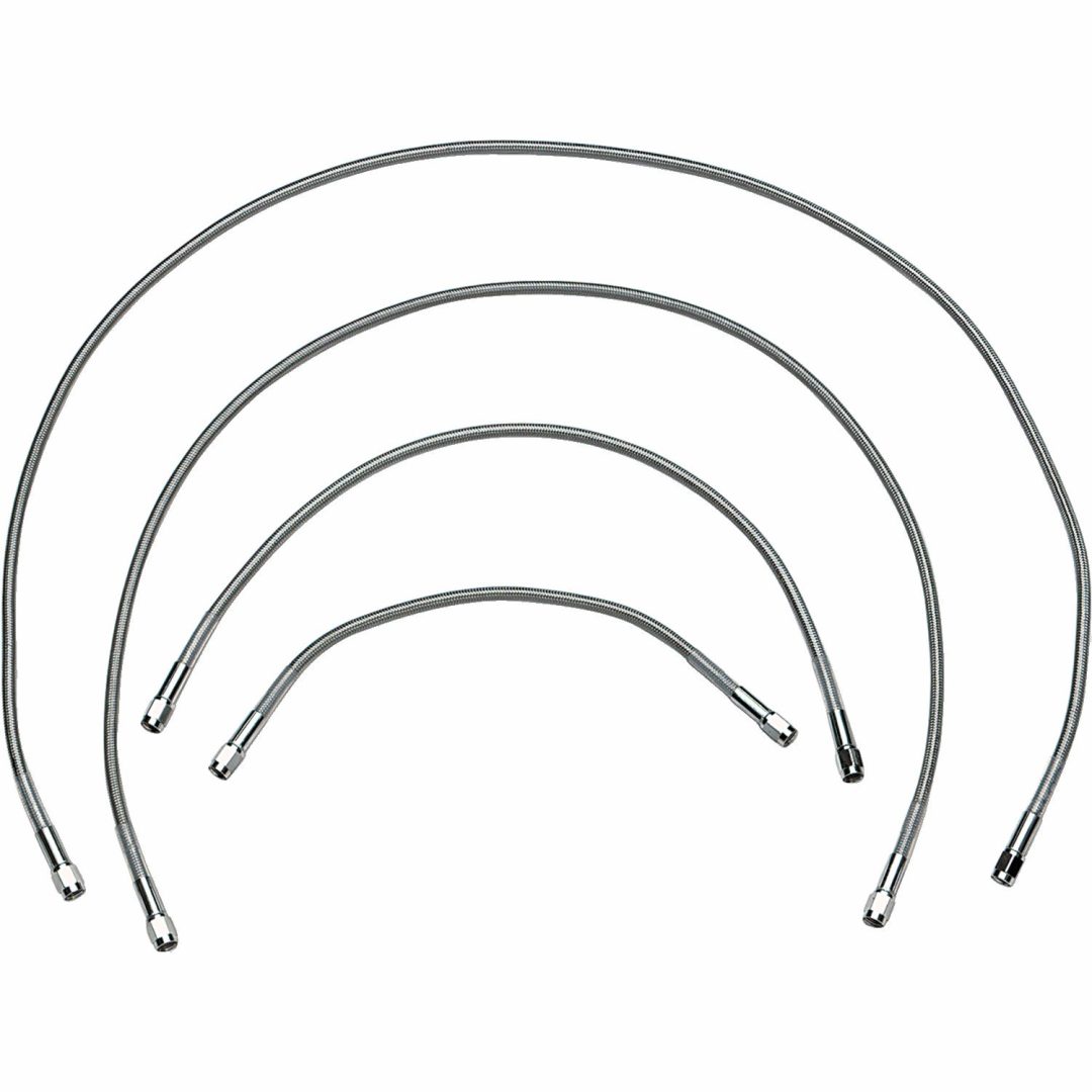 Bromsslang Universal Klarlackad/silver DRAG SPECIALTIES