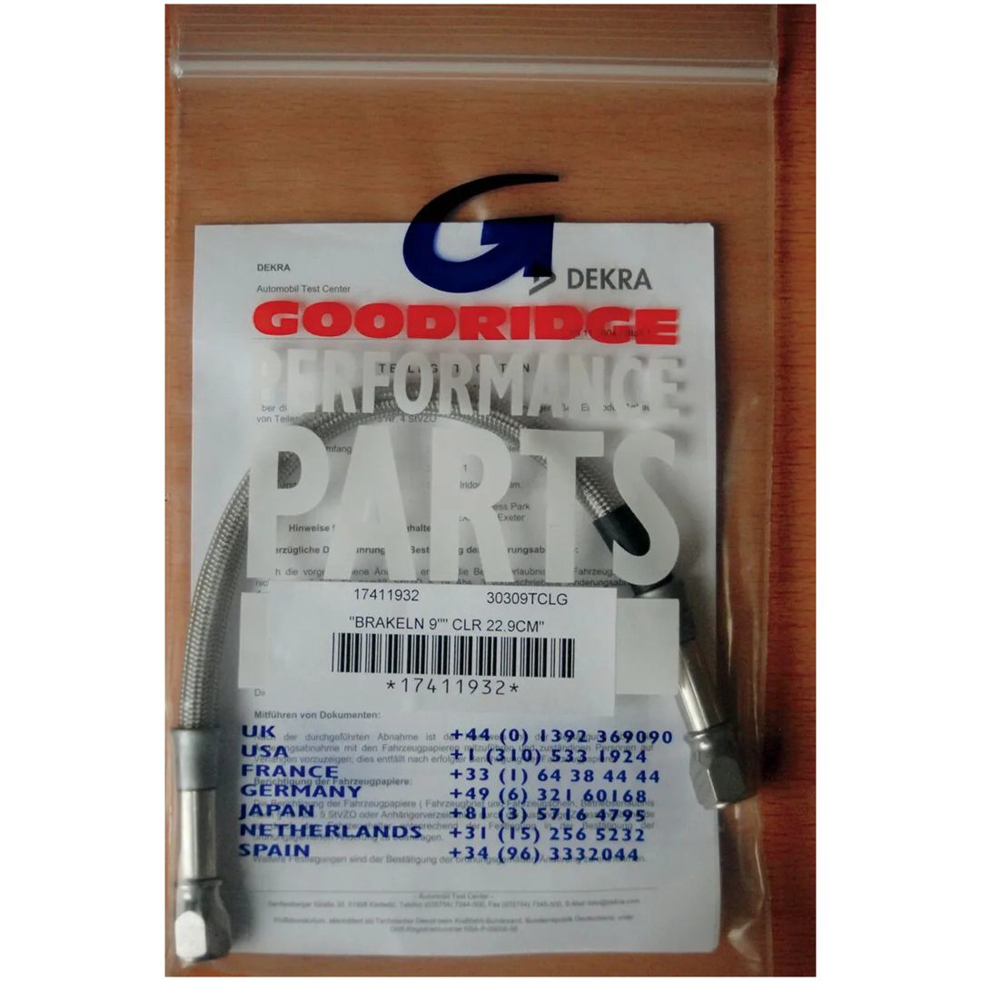 Bromsslang Universal Rostfritt Stål / Glansig GOODRIDGE 22.9cm – bild 2