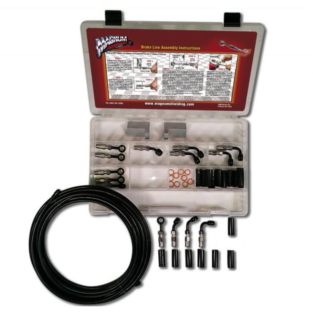 Bromsslangskit BYO Build-Your-Own Svart MAGNUM SHIELDING