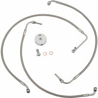 Bromsslangskit Rostfritt Stål ABS Silver LA CHOPPERS