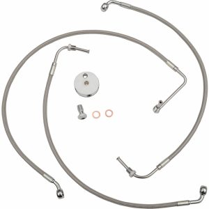 Bromsslangskit Rostfritt Stål ABS Silver LA CHOPPERS
