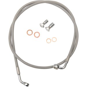 Bromsslangskit Rostfritt Stål ABS Silver LA CHOPPERS