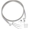 Bromsslangssats Rostfritt Stål Svart DRAG SPECIALTIES FRT BRAKE LINE 97-07FLSTS – miniatyr 2