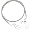 Bromsslangssats Rostfritt Stål Svart DRAG SPECIALTIES FRT BRAKE LINE 97-07FLSTS – miniatyr 1
