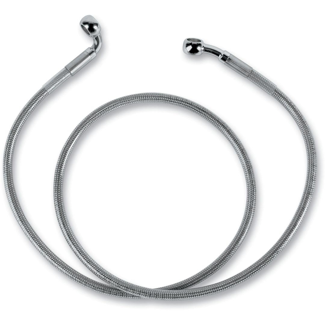 Bromsslangssats Rostfritt Stål Svart DRAG SPECIALTIES FRT BRAKE LINE 99-07 FXST – bild 3