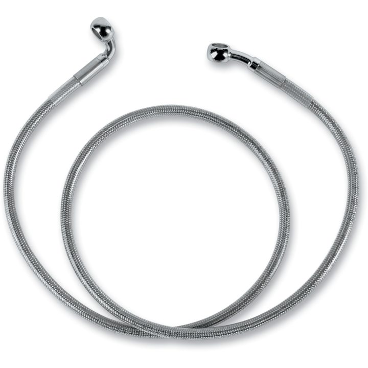 Bromsslangssats Rostfritt Stål Svart DRAG SPECIALTIES FRT BRAKE LINE 99-07 FXST – bild 3