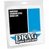 Bromsslangssats Rostfritt Stål Svart DRAG SPECIALTIES FRT BRAKE LINE 99-07 FXST – miniatyr 1