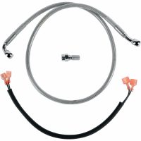 Bromsslangssats Rostfritt Stål Svart DRAG SPECIALTIES
