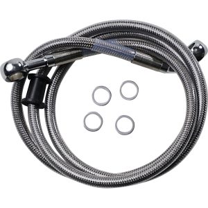 Bromsslangssats Rostfritt Stål Svart DRAG SPECIALTIES