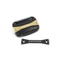 Bromsvätskebehållarlock Anodiserad Svart/guld GILLES TOOLING