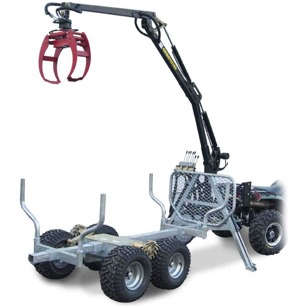 Bronco Hydraulisk Timmervagn 350-II Hydraulisk Drift + Vinsch