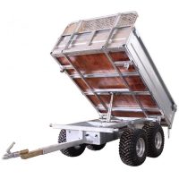 Bronco Tippkärra 3-Vägs 1600kg Med Elektrisk Hydraulisk Tipp.