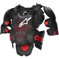Bröstskydd A-10 V2/A-10 V2 Full Svart/Röd/Grå/Antracit ALPINESTARS