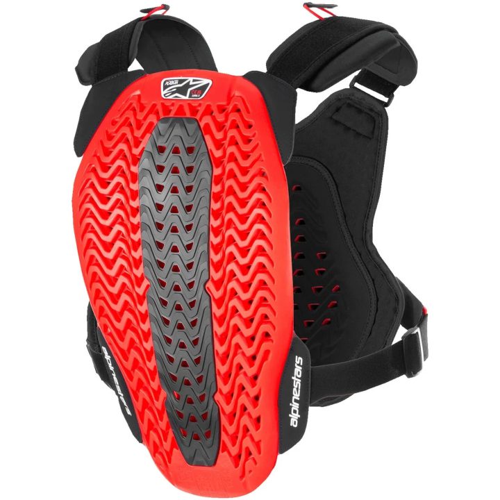 Bröstskydd A-5 Plasma Svart/grön/vit ALPINESTARS XS/Small – bild 2