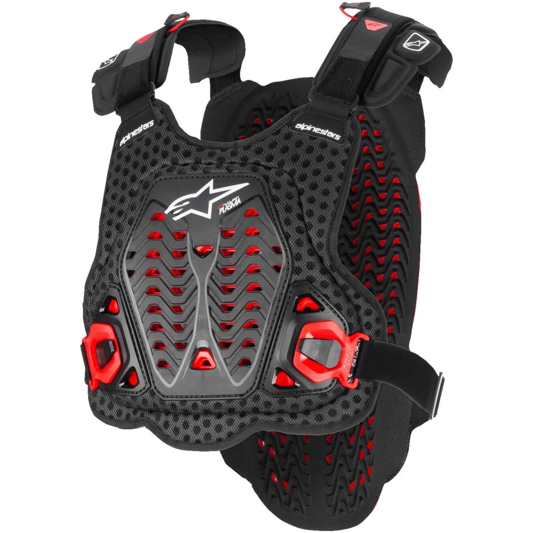 Bröstskydd A-5 Plasma Svart/grön/vit ALPINESTARS XS/Small