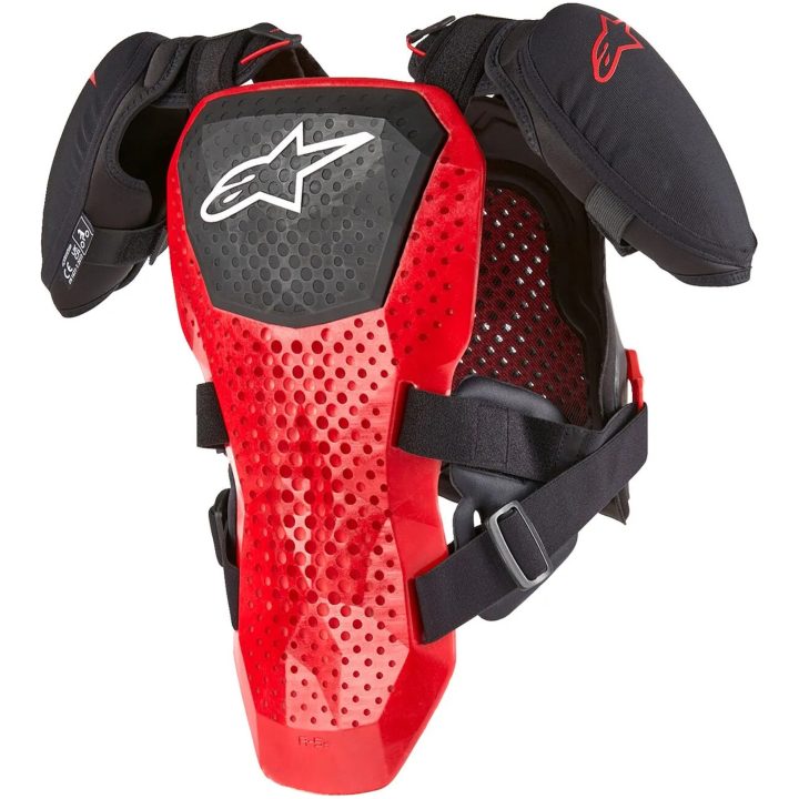 Bröstskydd Barn A5s V2 Svart/Vit/Röd ALPINESTARS Small/Medium – bild 2