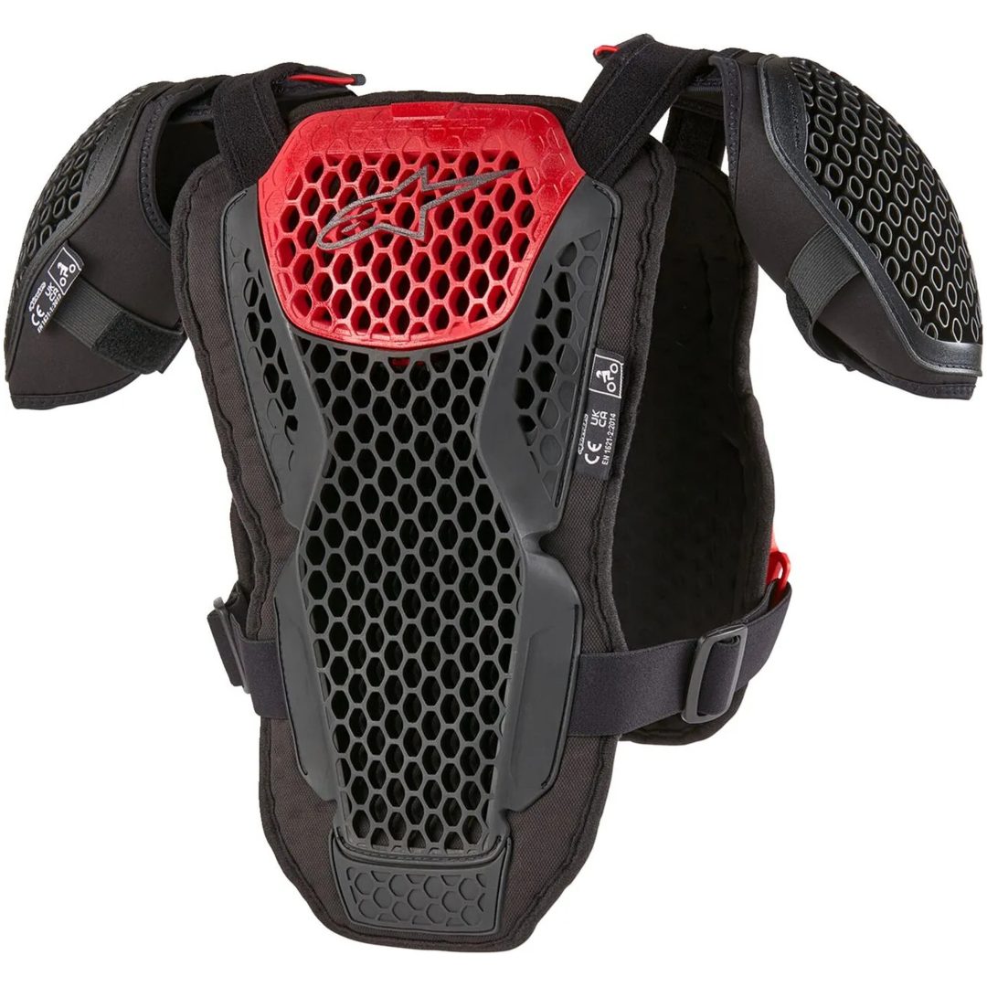 Bröstskydd Barn B-act Svart/Röd ALPINESTARS Small/Medium – bild 2