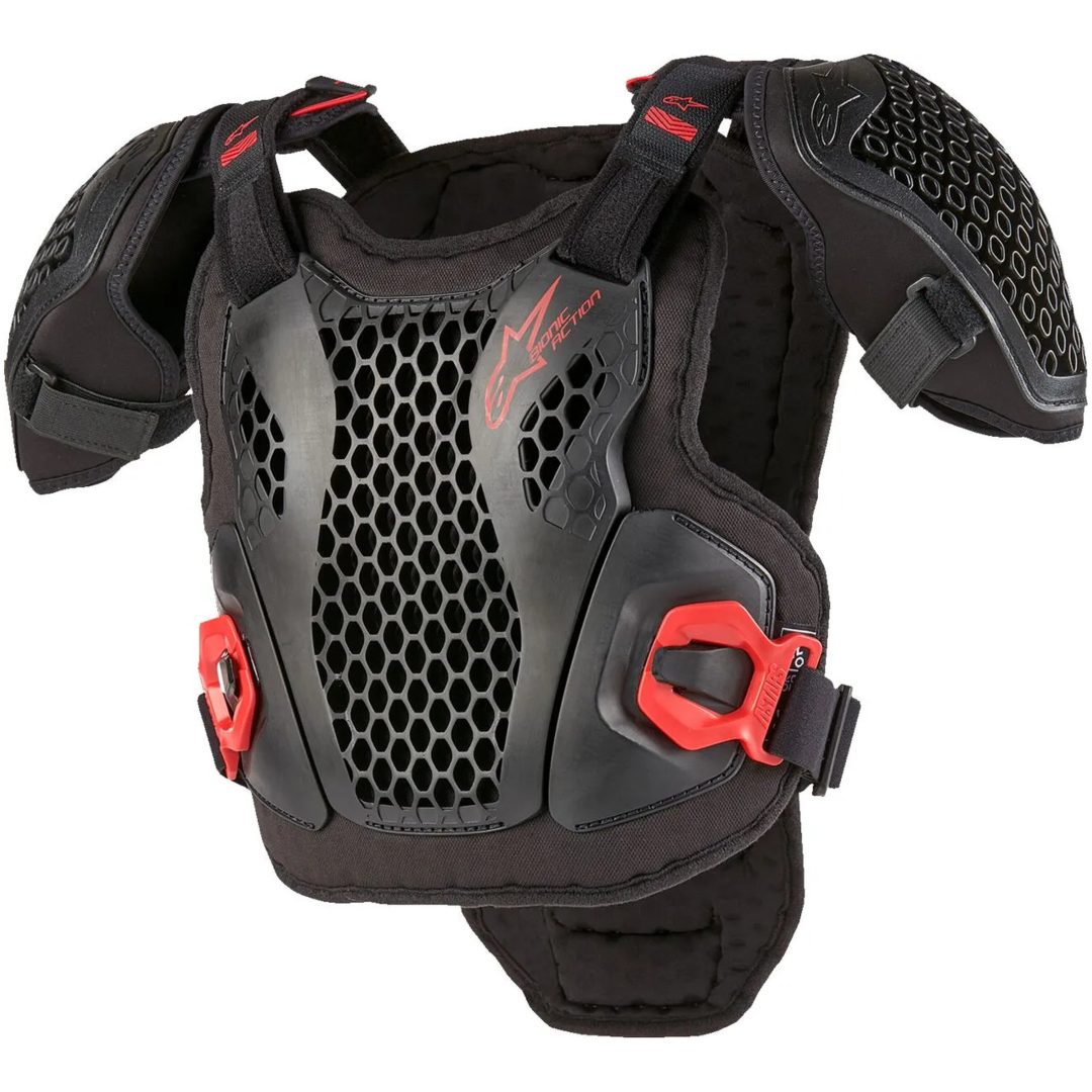Bröstskydd Barn B-act Svart/Röd ALPINESTARS Small/Medium