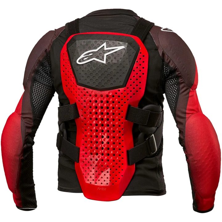 Bröstskydd Barn Bio-tech Svart/Vit/Röd ALPINESTARS Small/Medium – bild 2