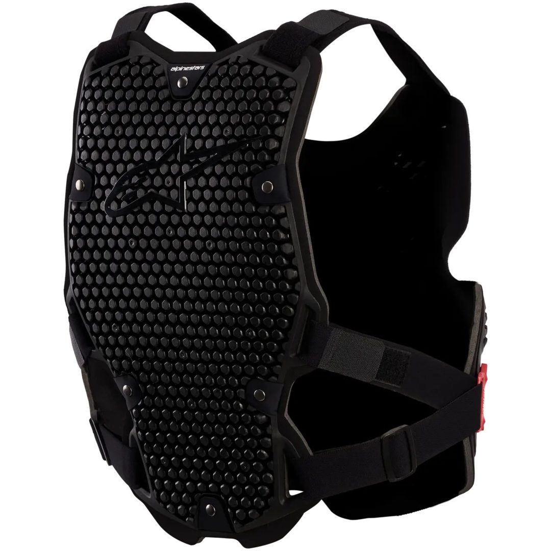 Bröstskydd Bionic Action V2 Svart Röd Vit Alpinestars M/L – bild 2