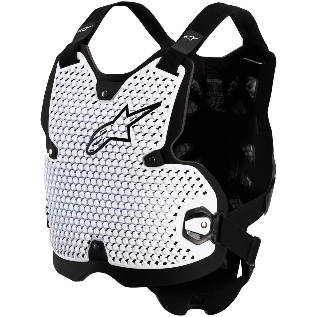 Bröstskydd Bionic Action V2 Svart Vit Alpinestars M/L