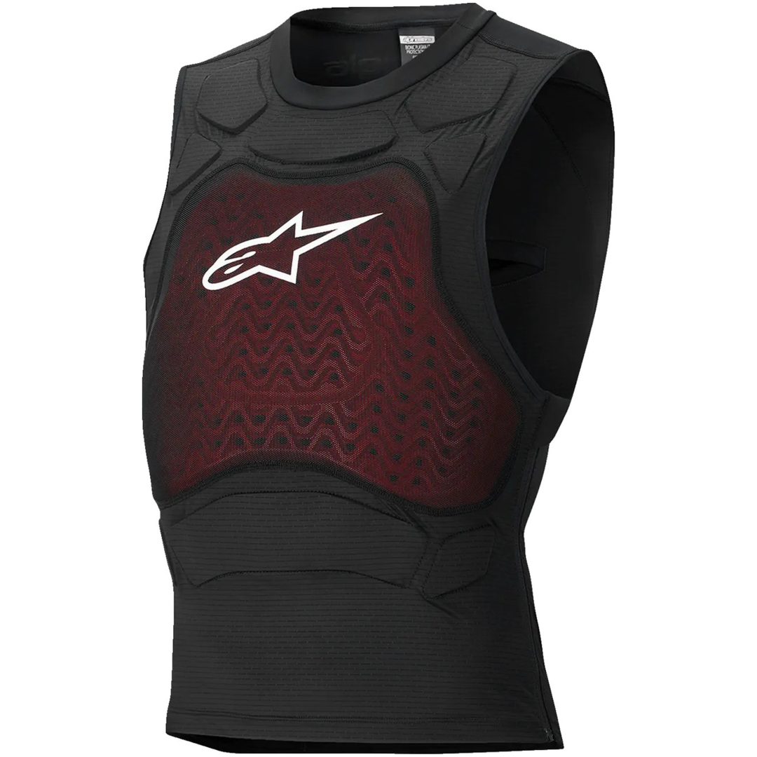 Bröstskydd Bionic Plasma LT Svart/Vit ALPINESTARS s