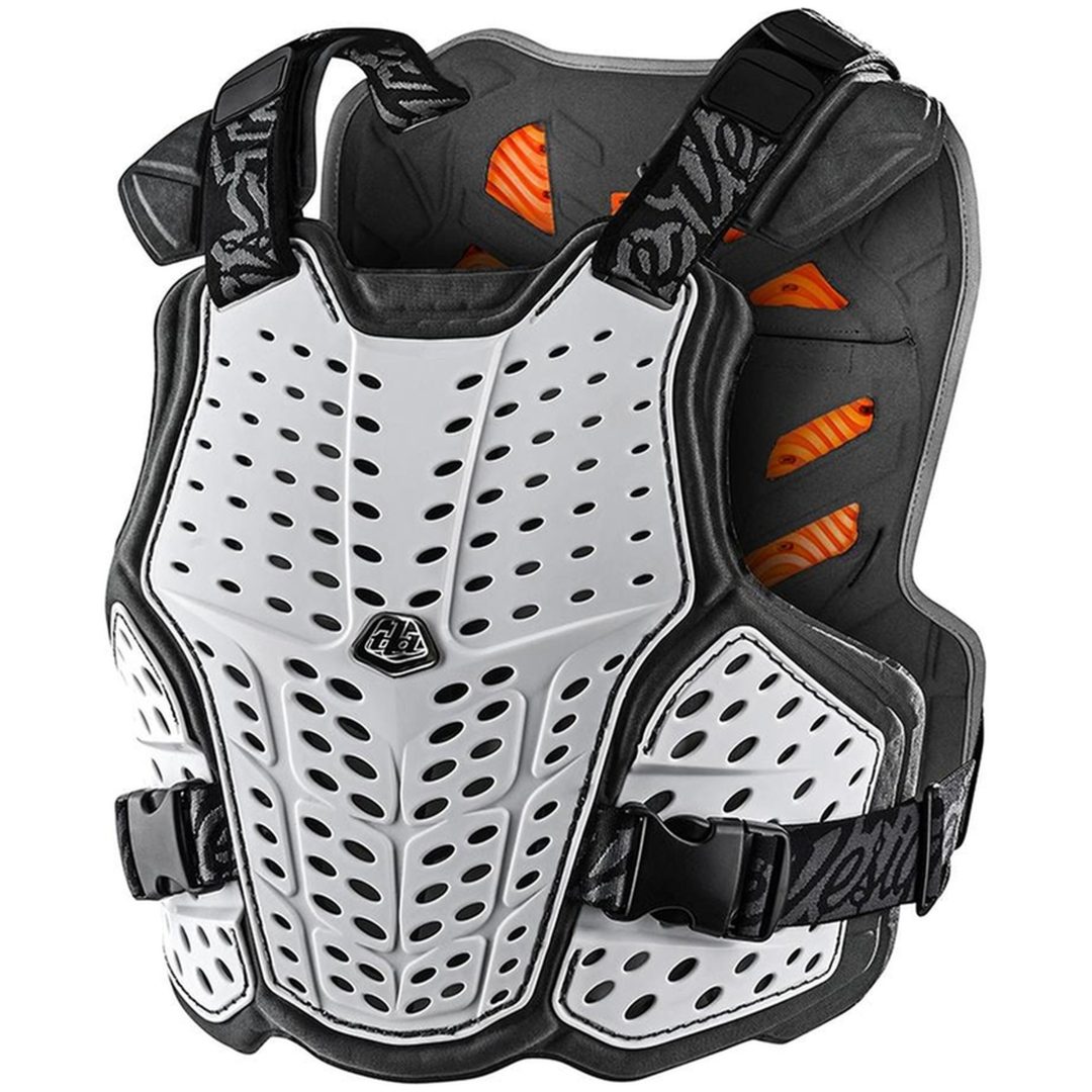 Bröstskydd Rockfight CE Vit TROY LEE DESIGNS XS