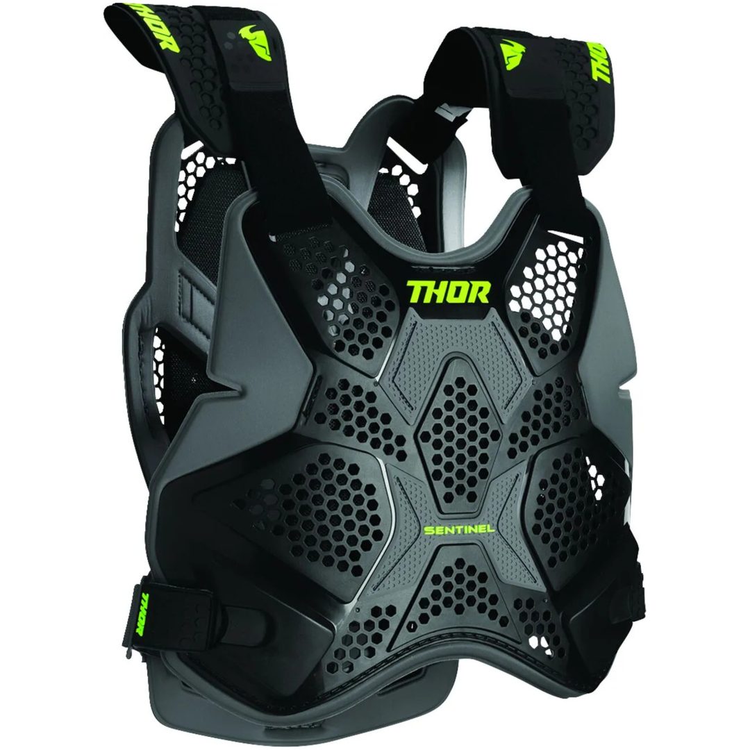 Bröstskydd Sentil-pro Svart THOR XS/Small