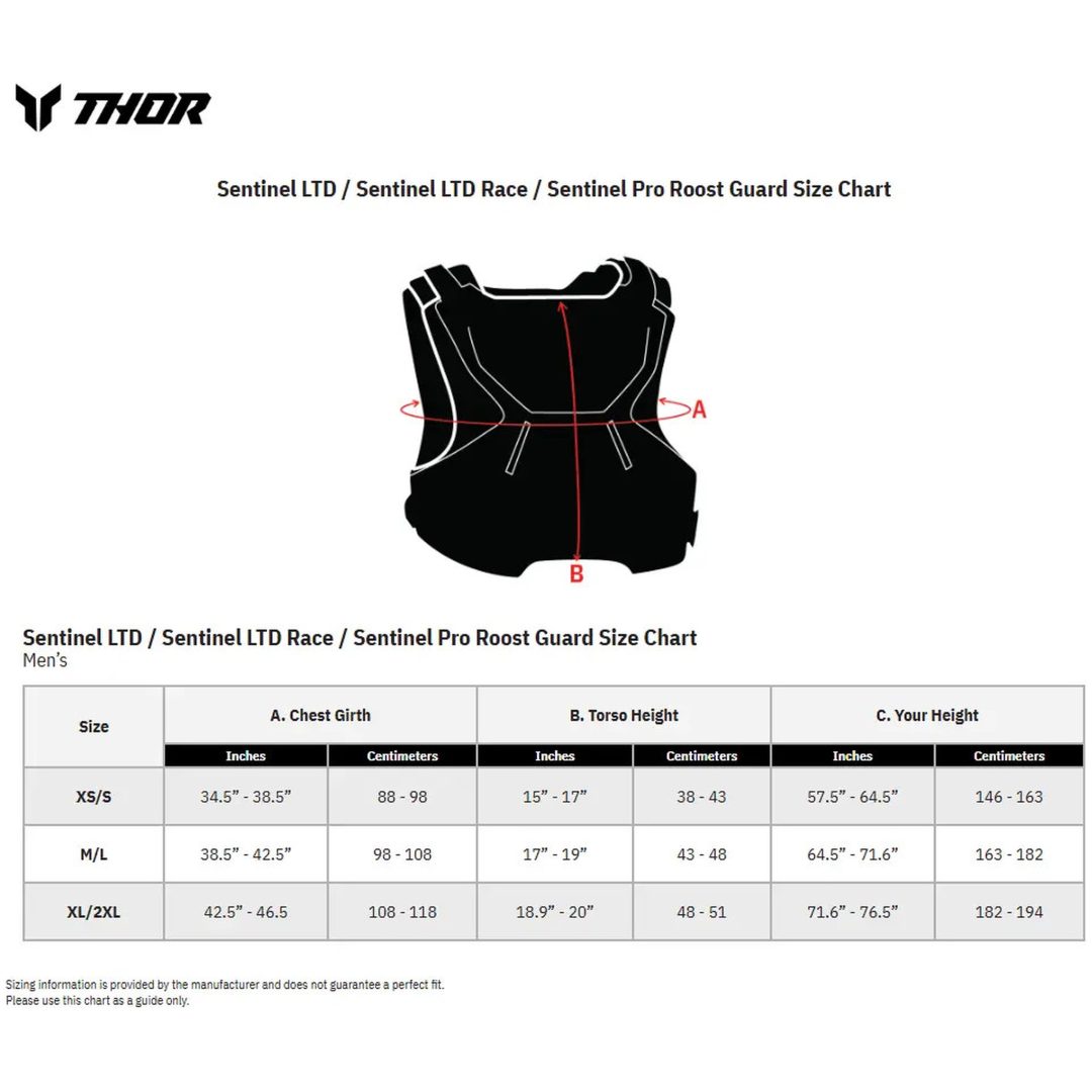 Bröstskydd Sentil-pro Vit THOR XS/Small – bild 5