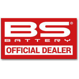 BS BATTERY Official Dealer Sticker - 70x130mm