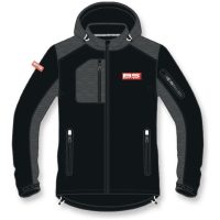 BS Factory Softshell Jacket - Black/Grey Size XXL BS Battery