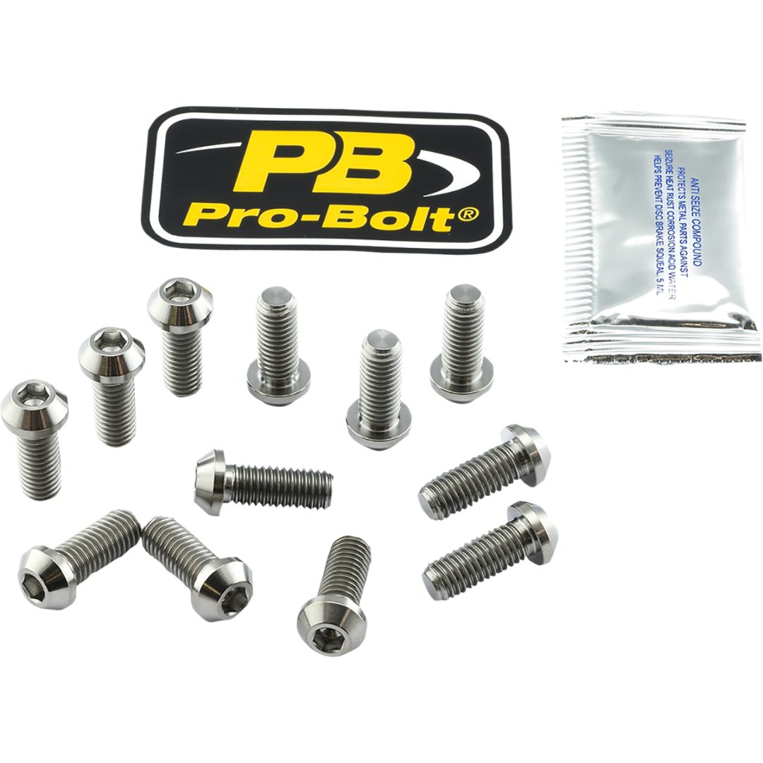 Bultar Bromsskiva Titanium PRO BOLT Silver