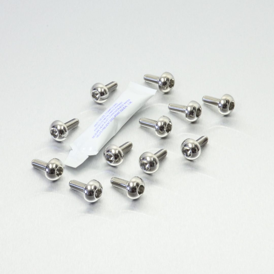 Bultar Bromsskiva Titanium PRO BOLT Silver